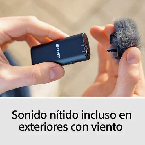 Micrófono Inalámbrico Sony Ecm-w2bt Camera-mount Sistema Color Negro