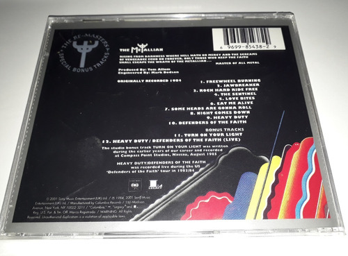 Imagem 2 de 5 de Judas Priest Defenders Of The Faith 2 Faixas Bônus Remasters