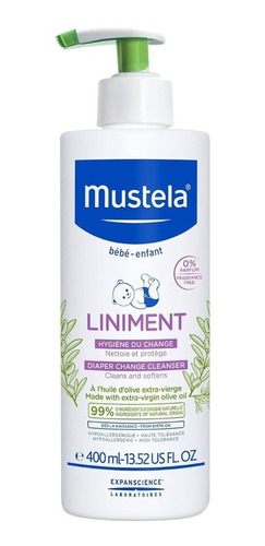 Limpiador De Bebé Sin Enjuague Cambio Pañales Mustela 2 Pack