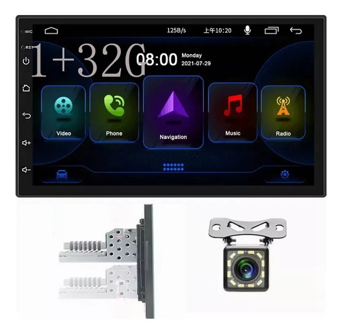 Autoestéreo Wifi Gps Android 7in 1din Con Cámara