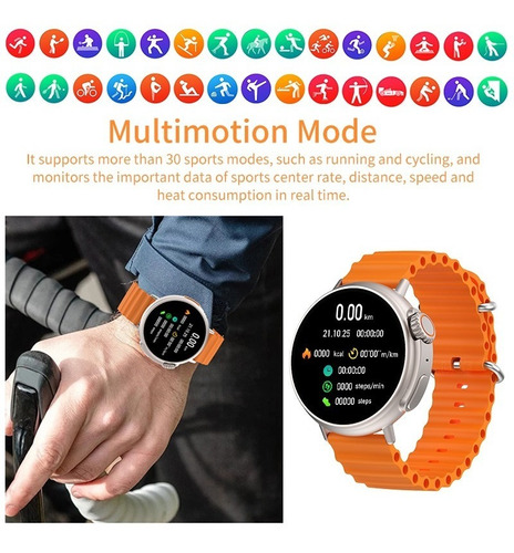 Reloj Inteligente Deportivo Bluetooth Para Llamadas P/hombre