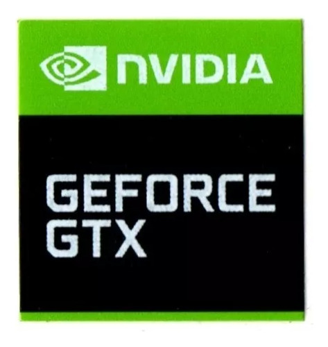 Sticker Nvidia Geforce Gtx Etiqueta Adhesiva Tarjeta Grafica