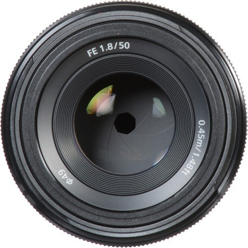 Lente Sony Fe 50mm F1.8 - Nova Sony Preto