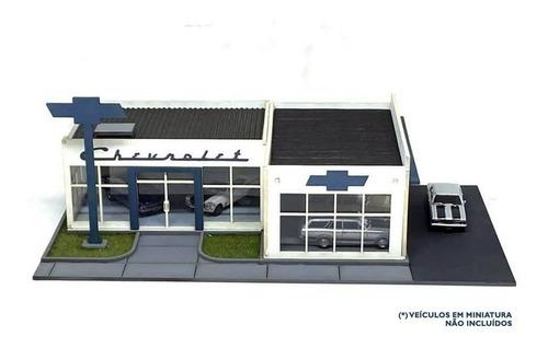 Imagem 2 de 5 de Diorama Concessionária Chevrolet Br Classics - Frete Grátis