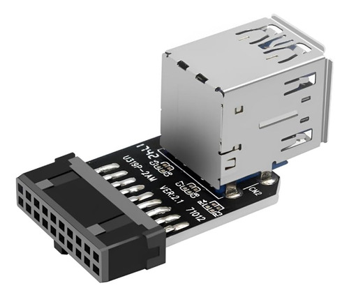 Adaptador Convertidor De 19 Pines Y 20 Pines A Dos Usb 3.0 -
