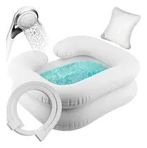 Comprar Lavacabezas Inflable Grande Con Cuello De Ajuste De Cabeza-2