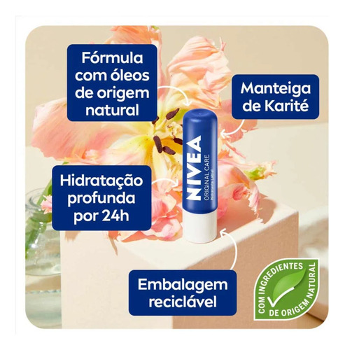 Protetor Labial Original Care 4,8g - Nivea