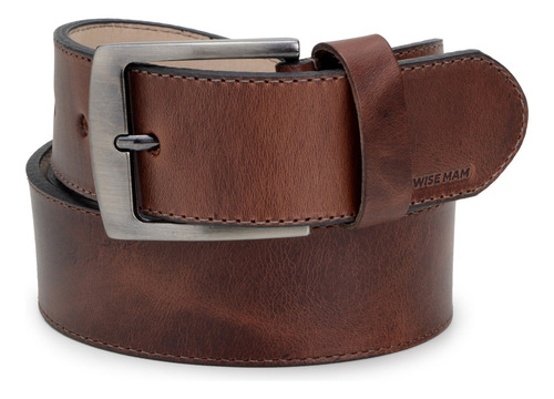 Cinto Masculino De Couro Legitimo Tipo Fossil 4cm Larg.