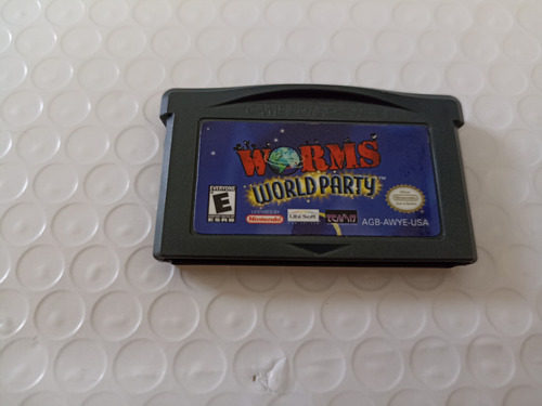 Worms World Party Usado Nintendo Gameboy Advance Gba Funcion