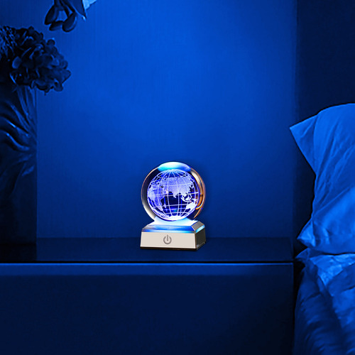 E Crystal Ball Night De Gran Tamaño, 7 Colores, Bola De Cris