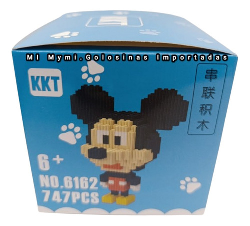 Mini Bloques Para Armar Personajes Micro Bricks +500 Piezas 747 Mickey