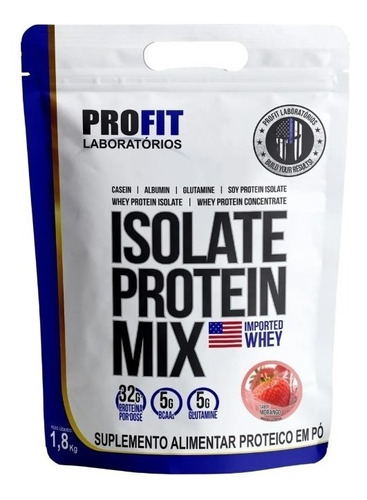  Whey Isolate Protein Mix Profit Bolsa 1.8 Kg Importado Usa 