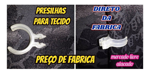 Imagem 2 de 10 de Presilhas Plastica P/ Tela Tecido Painel E Outros Kit Com 20