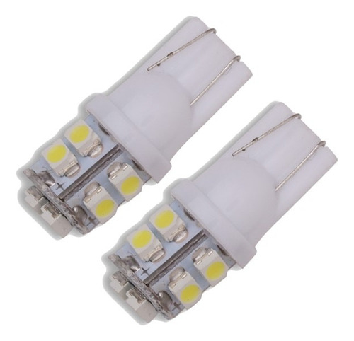 Luz Led Para Auto Moto T10 Tablero Matricula X2