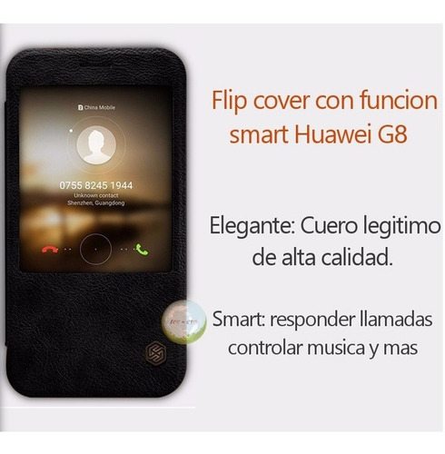 Smart Flip Cover Huawei G8 Original Cuero