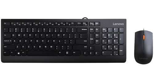 Periféricos Lenovo Teclado Membrana Ingles Mouse Óptico 1600