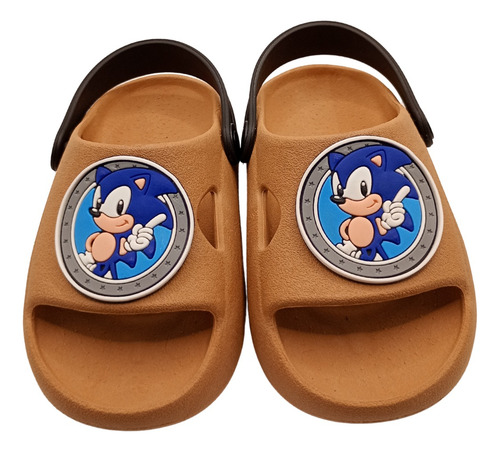 Chinelo Infantil Nuvem Com Correia - Sonic
