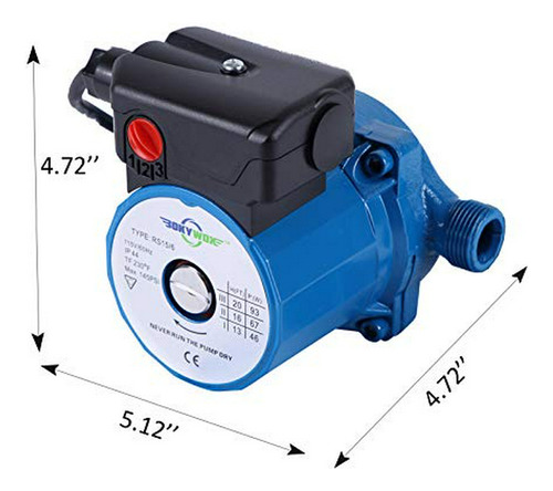 Bomba Circuladora De Agua Caliente Doméstica Compatible Con