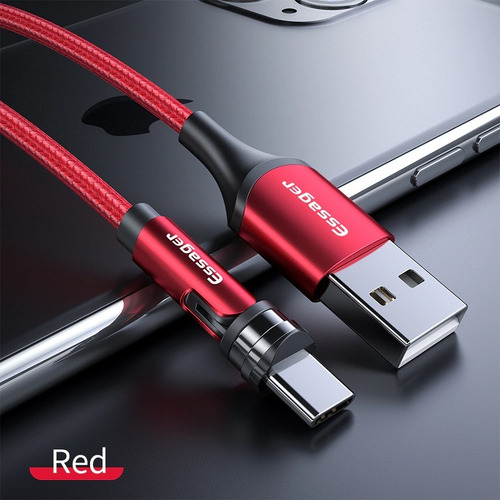 Imagem 7 de 7 de Cabo Micro-usb Magnético Essager Arredondado 1m 3a Original