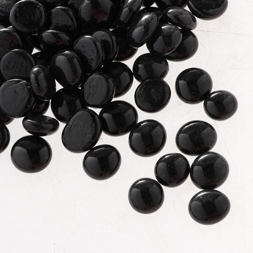 100 Unids Hermosa De Peces Piedras De Cristal Piedras Negro