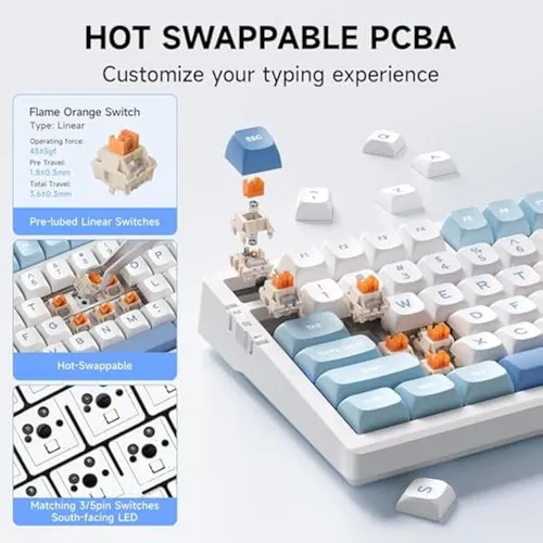 Teclado Inalámbrico Para Juegos G98 Pro, Teclado Mecánico