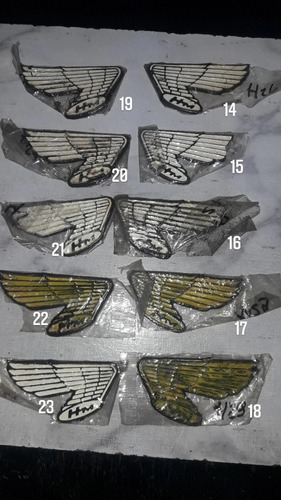 Imagen 3 de 5 de Insignias Moto Antiguas Honda Gilera Kawasaki Suzuki.3gmotos