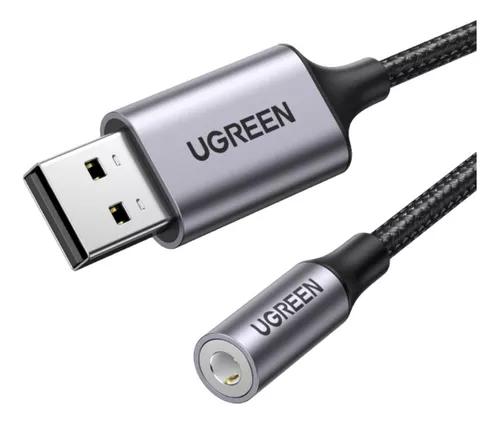 Tarjeta de sonido externa de USB-A a jack de 3,5 mm - soporte de