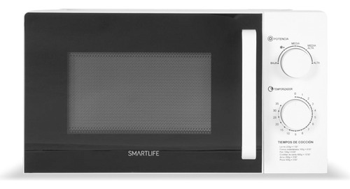 Microondas Manual Smartlife Sl-mwo20m Blanco 20 Lts Fama