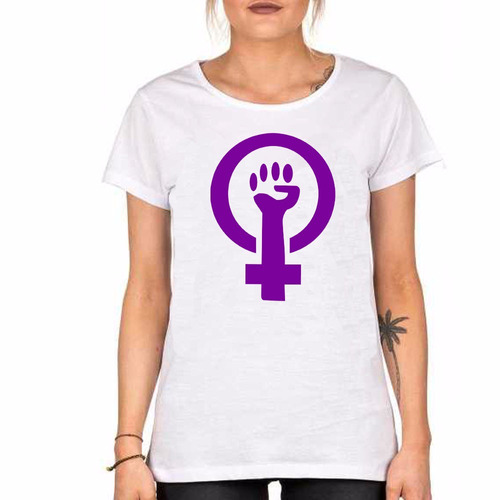 Remera De Mujer Feminista Mujer Que Lucha Power Girl Fuerza