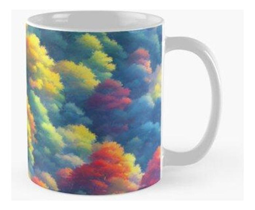 Taza Los Árboles Coloridos Son Una Impresionante Obra De Art