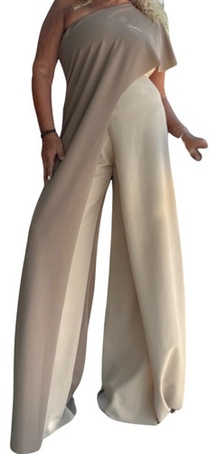 Mono De Vestir- Doble Faldón Talle L-xl Impecable Chocolate L