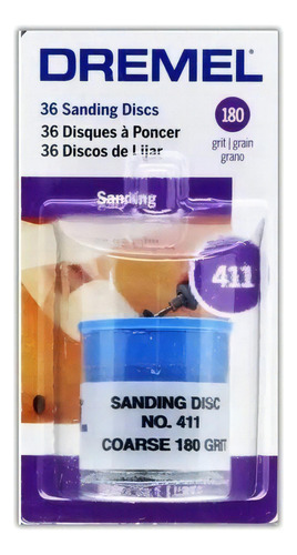 Discos De Lija Dremel 411 19mm 36 Unidades Para Minitorno