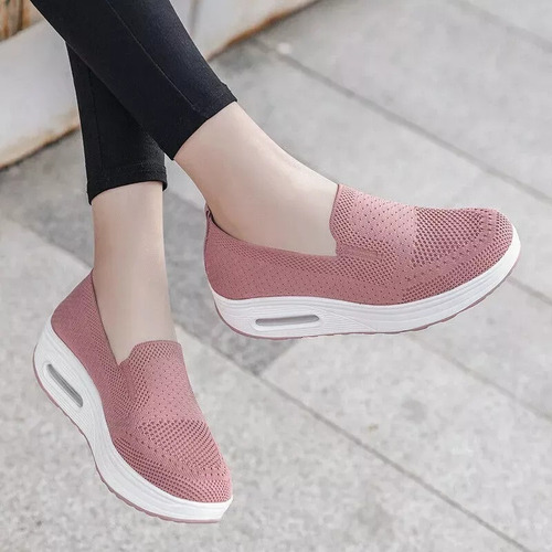 Zapatillas Ortopédicas Con Amortiguación De Aire Color Puro