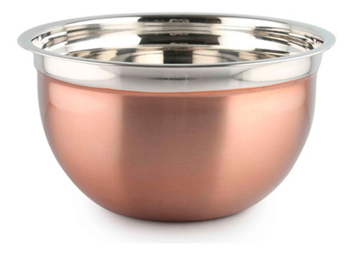 Bowl Cobre Navi Borde Acero 26x15cm