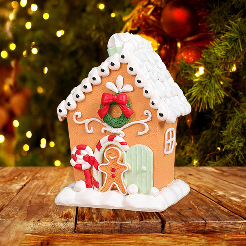 S Enfeite De Natal Gingerbread House Feito À Mão Para Lojas