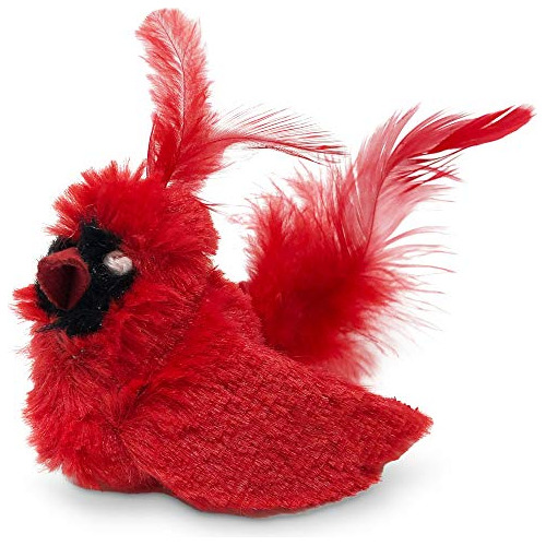 Ourpets Play-n-squeak Real Birds Touch Down Juguete Int...