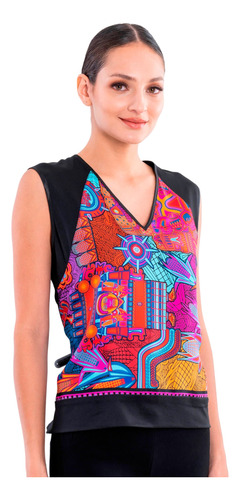 Blusa Caudal Pineda Covalin Diosas Mexicas