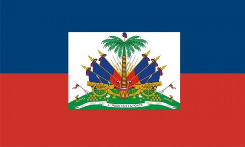 Bandera Haiti 1mtr X 1.5mtrs Poliester Estampado