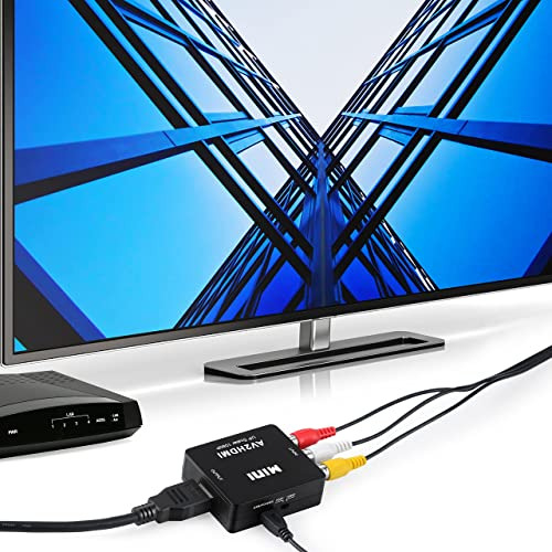 Convertidor De Rca A Hdmi, Adaptador De Rca A Hdmi Para Wii/