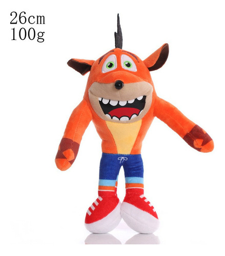 Ddzz 2pcs Crash Bandicoot Peluche Muñeca Juguete Cumpleaño