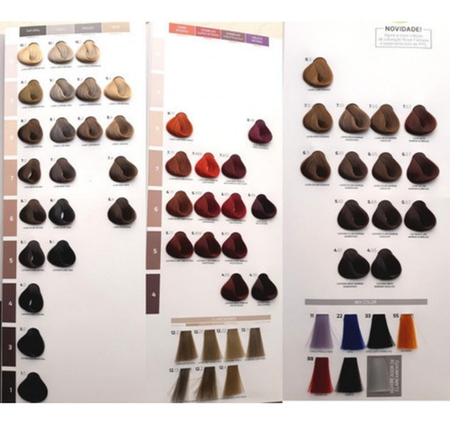 Imagem 3 de 3 de Coloração Royal Fantasie 60gr Caixa Com 12 Tinturas Doha