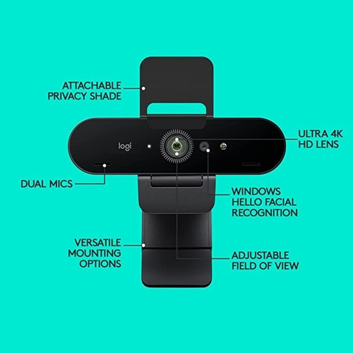 Imagen 5 de 10 de Logitech Brio Ultra Hd Pro Webcam 4k Con Hdr