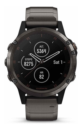 Reloj Smartwatch Garmin Fenix 5 Plus Zafiro Carbon Dlc Titan