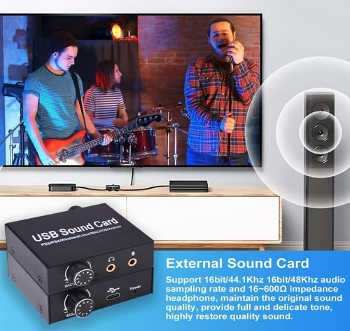 Usb External Converter Audio Stereo