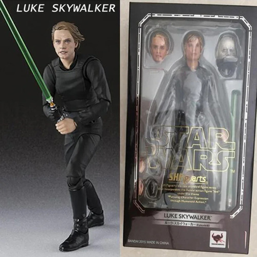Figura De Ação Star Wars Shf, 15 Cm, Luke Skywalker