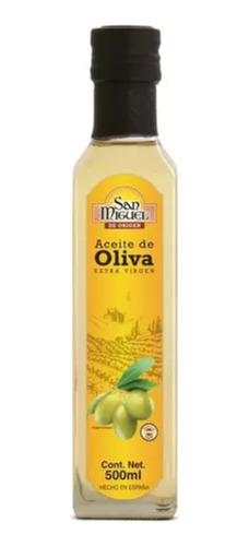 Aceite De Oliva San Miguel Extra Virgen 500 Ml