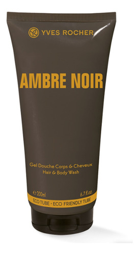 Gel De Ducha Cuerpo Y Cabello Ambre Noir Yves Rocher