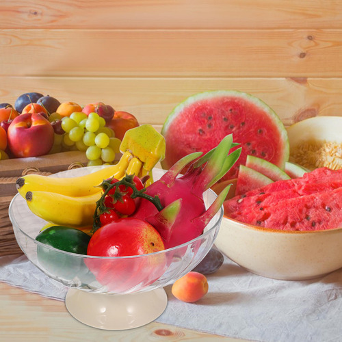 Frutero Con Base Desmontable, Cuenco Multiusos Para Almacena