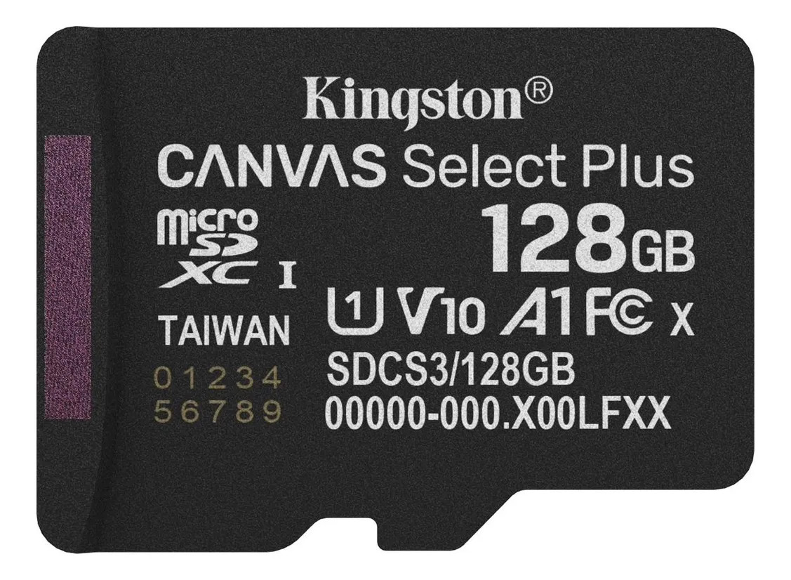 Tarjeta De Memoria Kingston Sdcs3 Canvas Select Plus 128gb