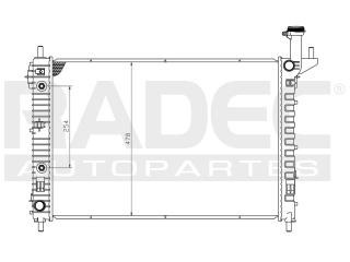 Radiador Chevrolet Acadia 2011-2012-2013 V6 3.6lts Auto